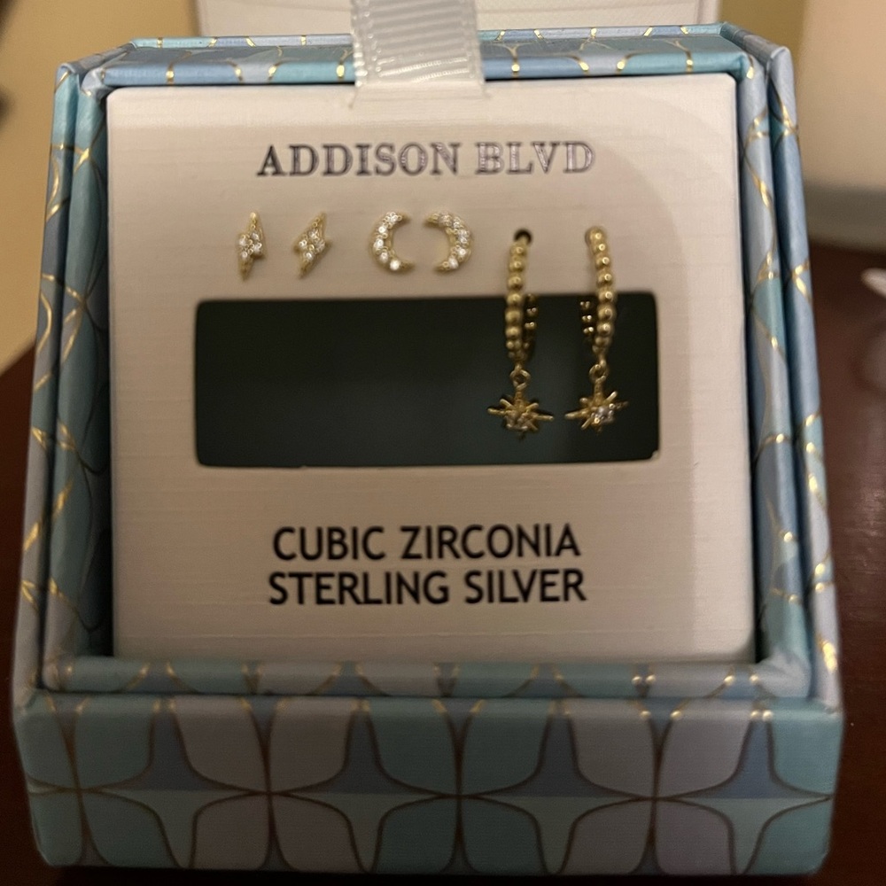 Addison Blvd earring set - Picture 3 of 6